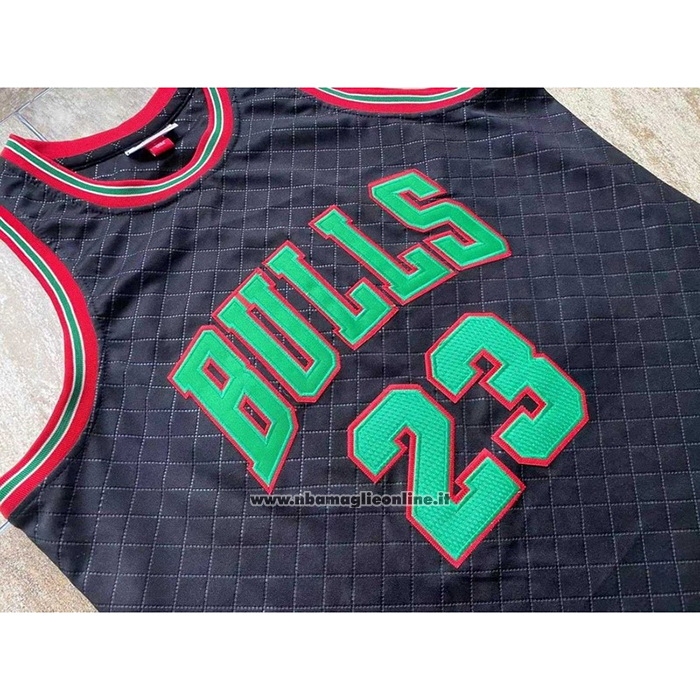 Maglia Chicago Bulls Michael Jordan #23 Mitchell & Ness 1997-98 Nero